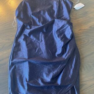 Windsor Midnight Blue Strapless Dress